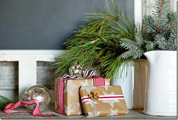 case e interni - shabby chic - decorazioni Natale (3)
