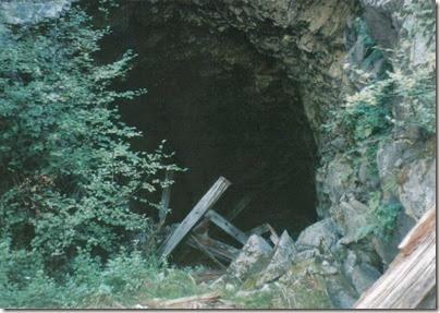 West Portal of the Embro Tunnel on the Iron Goat Trail in 1998