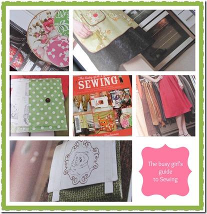 girls sewing guide Collage
