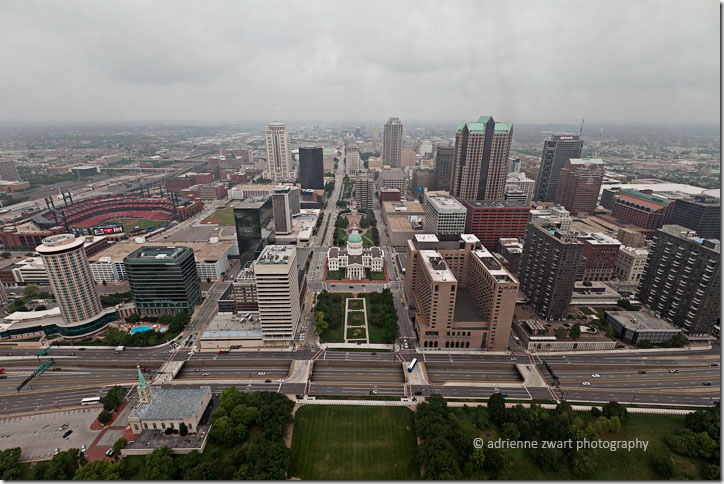 St. Louis aerial view