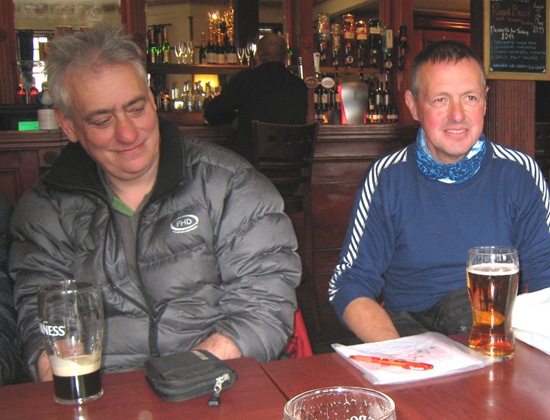 Mr Howell & JJ in the Fife Arms