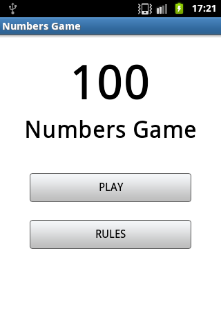 100 Numbers Game