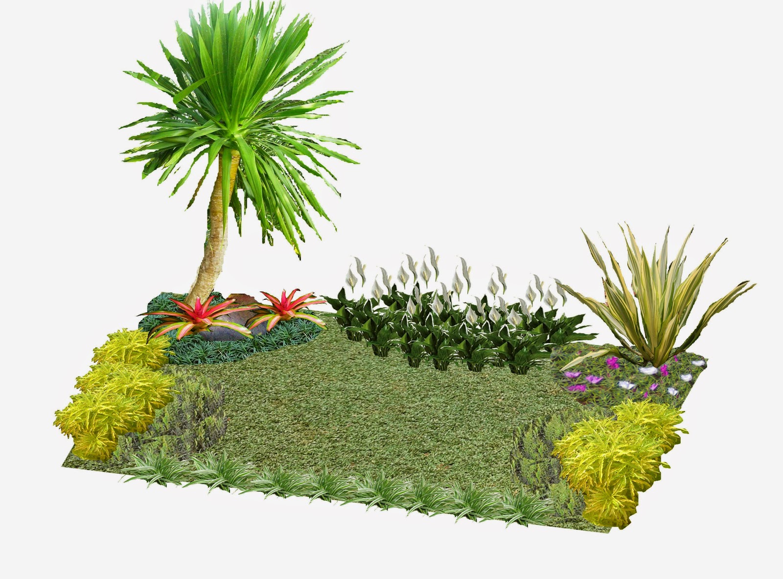 Contoh Desain  Taman Minimalis Gambar Taman Minimalis 