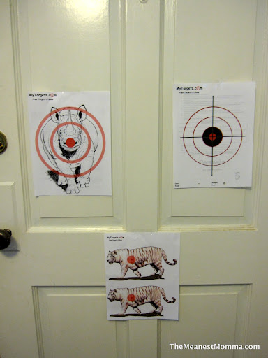 rainy day fun target practice the meanest momma