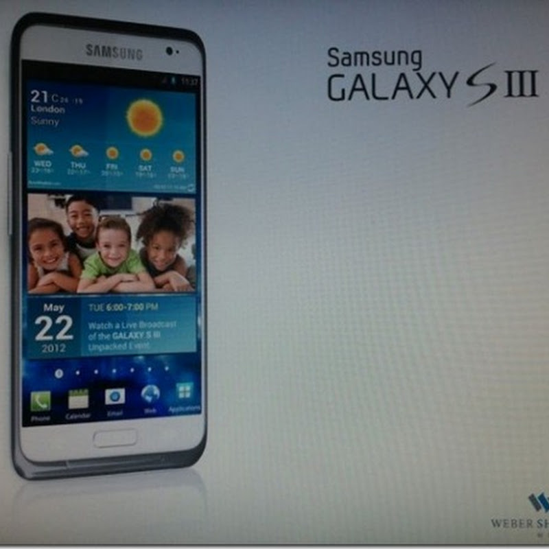 Asi sera el Nuevo Samsung Galaxy S3?