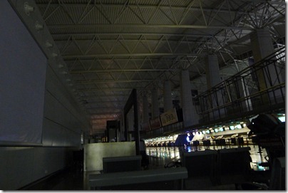 Baiyun International Airport past midnight