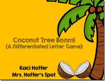 coconut tree letters