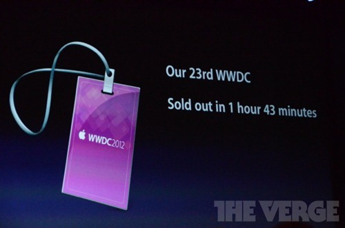 WWDC 2012 是 Apple 第 23 屆的全球開發者大會，而它也是全球開辦最多、最長的軟體開發會議之一