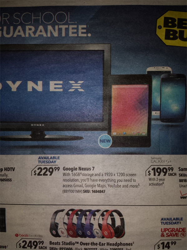 New Nexus 7 ad