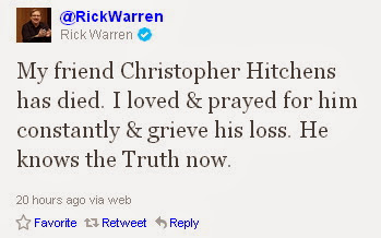 Rick Warren Tweet
