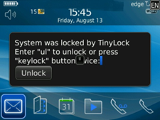 Mengunci Keyboard BlackBerry secara Otomatis