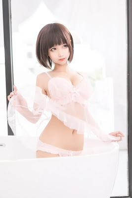 Coser@蠢沫沫 (chunmomo) Vol.168 沫沫真爱版 粉纱