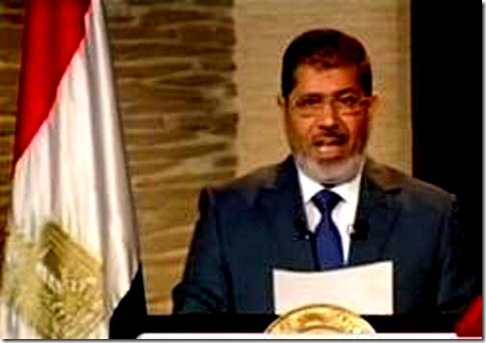Mohammed Morsi speaks first televised address to Egypt