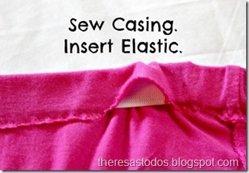 Sew Casing and Insert Elastic