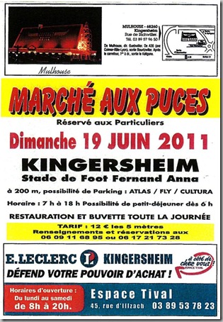 Marché aux puces FCK 2011