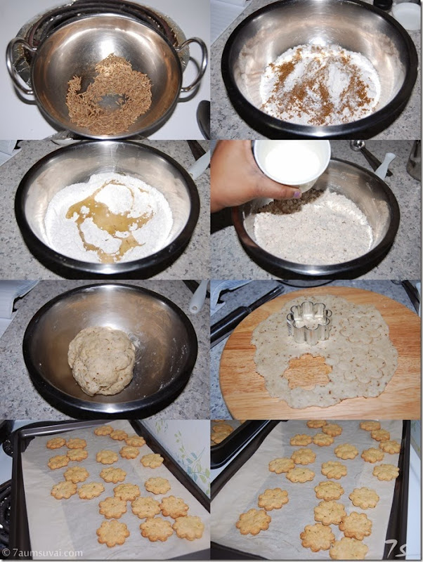 Salted cumin cookies process