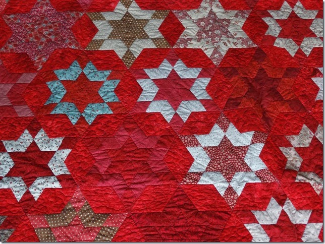 Juud's Quilts: De Rode Sterren Quilt