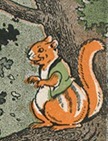 Striped Chipmunk, illustrated by Harrison Cady