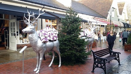 Bicester Shopping Village in Xmas Mode