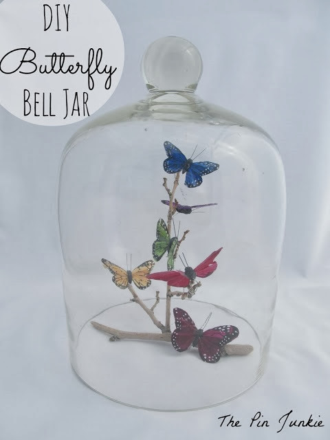 butterfly bell jar