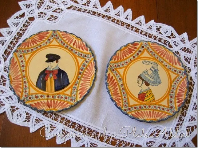 ICONFESSIONS OF A PLATE ADDICT Vintage Quimper Collection