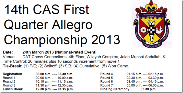 Program Quarter Allegro 2013