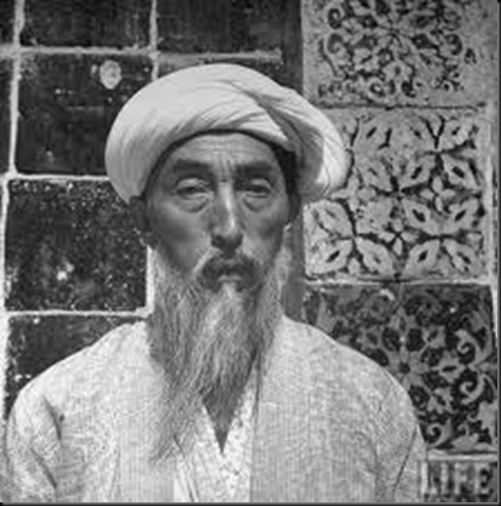 Old Kashgar native. Sinkiang, China 1943