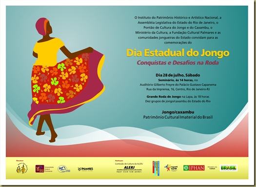 Convite Dia Estadual do Jongo 2012