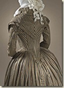 Anglomanie : Robe redingote, vers 1790 Soie, coton 