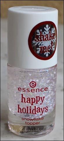 Essence Happy Holidays Snowflake Topper Let it Snow 2