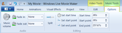 Slideshow จากภาพสวยประกอบเพลงโปรด ด้วย Windows Live Movie Maker