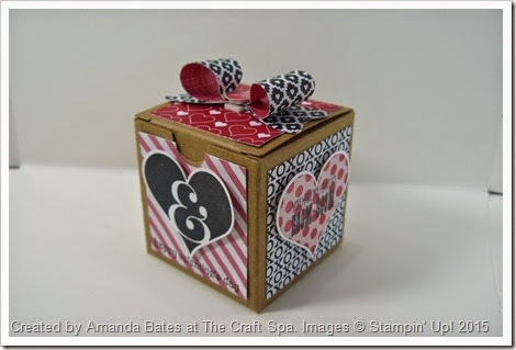 Valentine Tiny Treat Box, Groovy Love, Bow Builder, TheCraftSpa 001