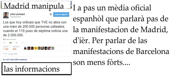 manipulacion de premsa París fabrica problèmas 2 Madrid