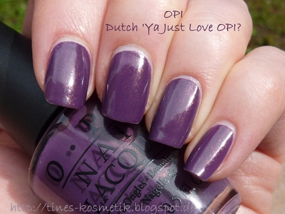 Dutch Ya Just Love OPI 5