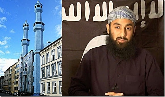Left-World Islamic Mission-Oslo - Right-Ubaydullah Hussain-Norway Islamist