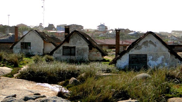 Casas típicas de Punta del Diablo