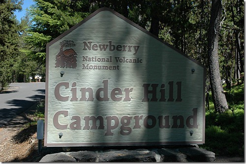 Cinder Falls Sign