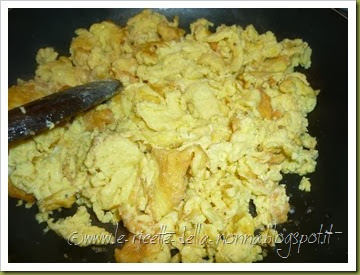 Penne senza glutine con cipolla, verza, uova e patate (9)