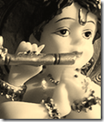 [Krishna with flute]