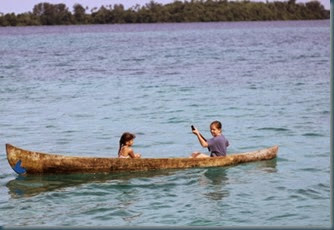 Olivia & Katherine in Canoe