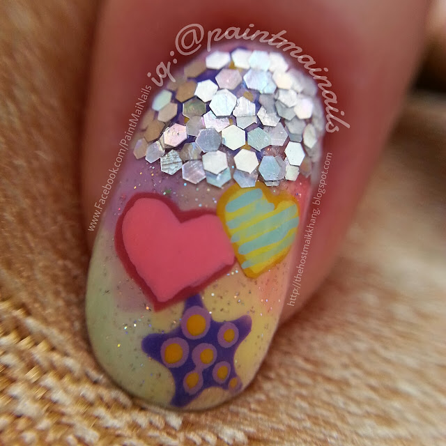 Mai Painted Nails Squishy rainbow sponge manicure pt. 2