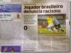 Jogador brasileiro denuncia racismo - www.rsnoticias.net