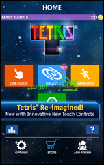 العديد من طرق التحكم بلعبة تتريس الشهيرة للأندرويد TETRIS®
