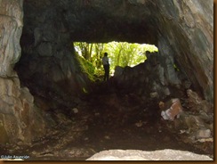 Cueva de Lezestali - interior - ruta Lusarreta