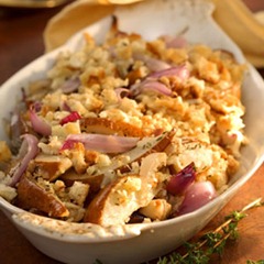 Pear and Red Onion Gratin
