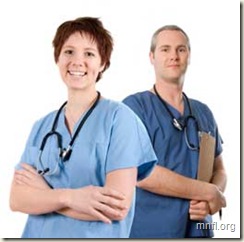 male and female nurse
