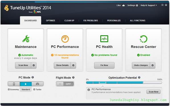 Free Download TuneUp Utilities 2014 Full Version 01