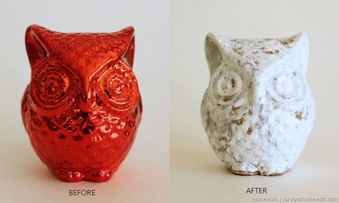 DIY Crackle Paint Owl via homework (2)