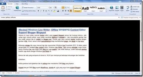 Windows Live Writer