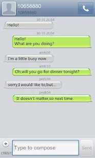GO SMS Pro Iphone Theme - screenshot thumbnail